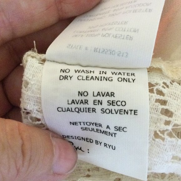 Anthropologie Ryu Cream/Peach Layered Tank, Medium - Picture 8 of 8